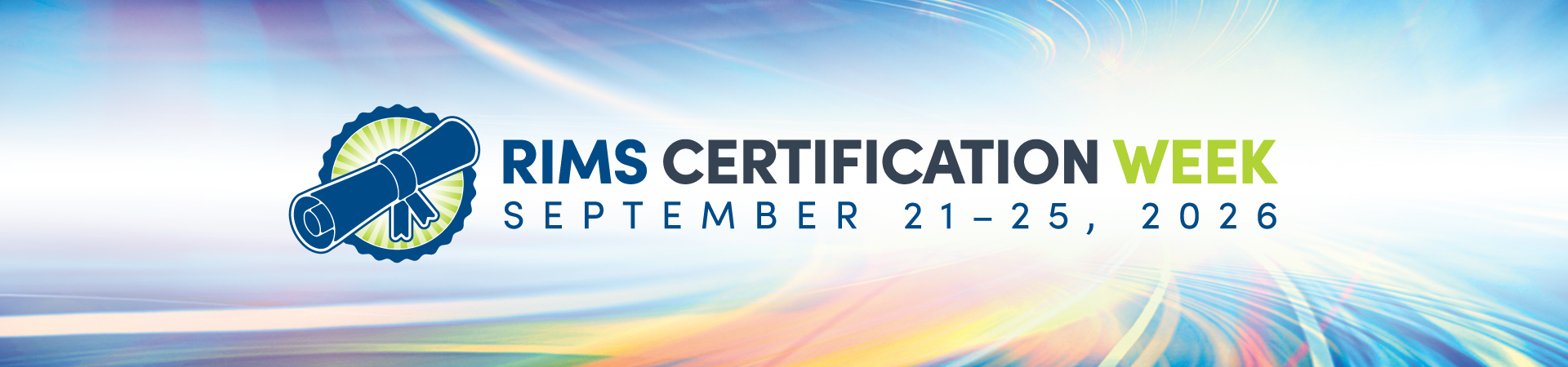 Certification Week, September 21-25, 2026